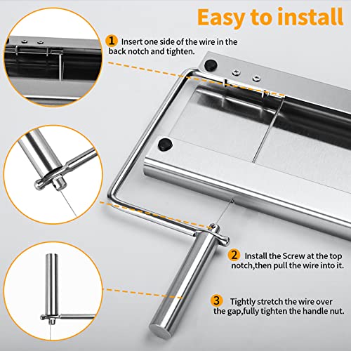 Cheese Slicer With Wire Stainless Steel Cheese Slicer With 5