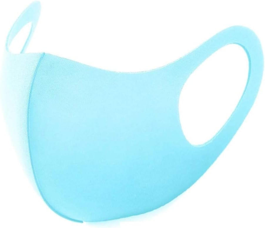 bjlongyi Washable Dust Mask,Breathable Wind Proof Anti Haze Protective Mouth Mask Face Shield Blue