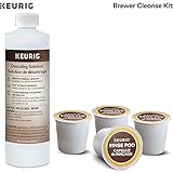Keurig Brewer Cleanse Kit For Brewer Descaling and MaintenanceIncludes Descaling Solution & Rinse Pods, Compatible with Keurig Classic/1.0 & 2.0 K-Cup Pod Coffee Makers, 5 Count