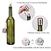 eLander Browill Wine Bottle Torch Kit 4 Pack, Includes 4 Red Antique Copper lamp Cover, Long Life Torch Wicks,and Brass Wick Mount - Just Add Bottle for an Outdoor Wine Bottle Light