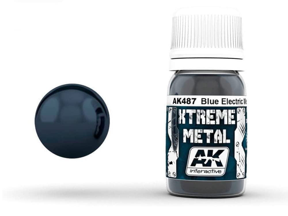 AK Interactive 30ml Extreme Metal Paints Metalic Blue # 487