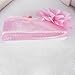 Hot Sale!Canserin Baby Girl Chiffon Flower Elastic Band Walking Shoes (12(6~12 Month), Pink)