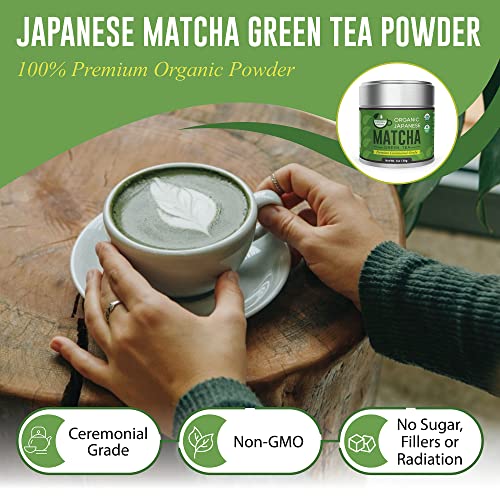 Kyoto Dew Matcha Organic Premium Ceremonial Grade from Japan Matcha Green Tea Powder