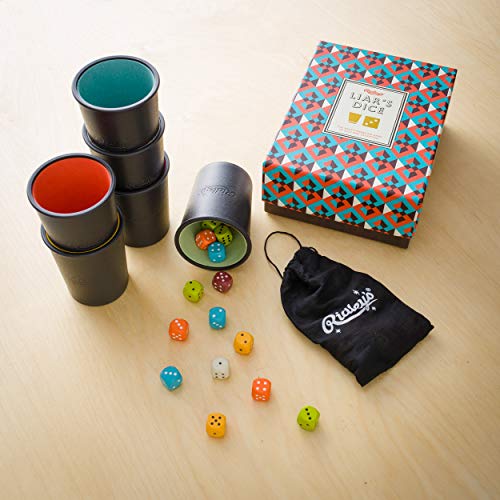 Ridley's Liar's Dice Quiz Card Game for Kids and Adluts