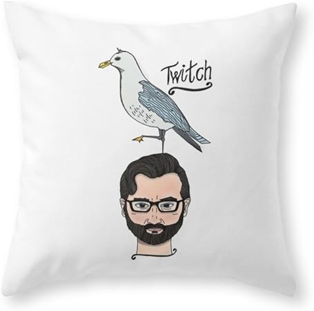 Amazon Society6 Twitch スロー枕 Cover X S6 p26a18v128a25v193 枕 抱き枕 オンライン通販