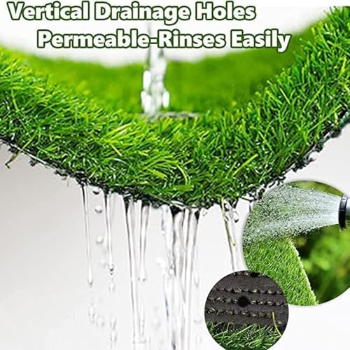 SSRIVER Dog Grass Pad,51.2x31.5In Fake Grass for Dogs,Artificial Grass Pee Pad for Puppies Potty Training Indoor Outdoor