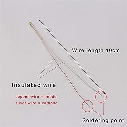 Bowerful 25pcs Pre-soldered Micro Litz Wired Leads