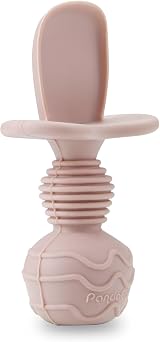 PandaEar 6 Pack Silicone Baby Spoons and Fork Feeding Set Pink view 8