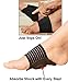 DOOPOOTOO Pair of Elastic Bandage Arch Flatfoot Orthotics Massage Pad Insoles Foot Sleeves