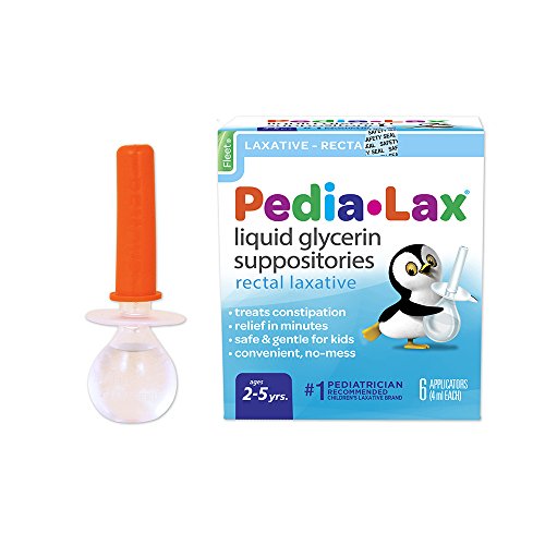 PediaLax Liquid Glycerin Suppositories Laxative Kid's Constipation
