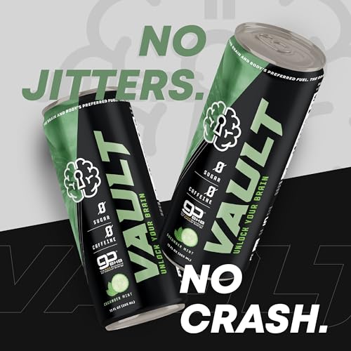 VAULT Caffeine Free Brain Energy Drink Nootropic For Mental Focus