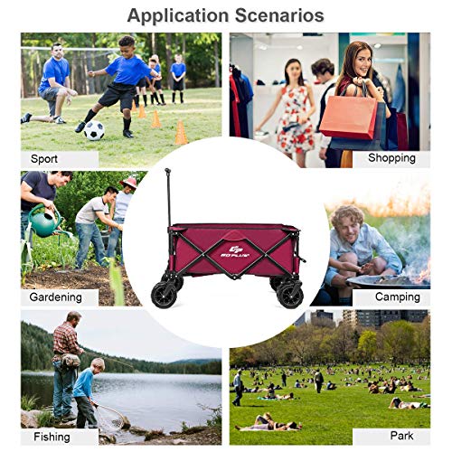 3 Goplus+Collapsible+Folding+Utility+Shopping