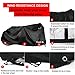 Kotivie Tandem Bicycle Cover Extra Long Bike Storage Cover 2 Seater Trailer Bike Cover Waterproof Sun Protection