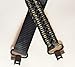 Ten Point Gear Extra Wide Gun Sling Paracord 550 Adjustable w/Swivels (Multiple Color Options) (Black & Dark Green Camo)