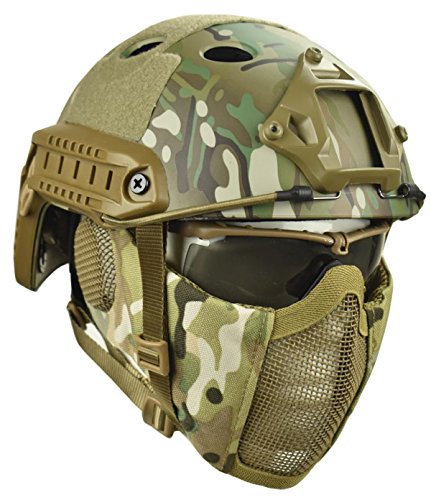 Jadedragon pj tactical fast helmet & protect ear foldable dou…