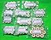 OEM-7 Piece HP P3005 Noise Reduction Gear Kit Fuser Gear HP LJ P3005 P3005D P3005N P3005DN