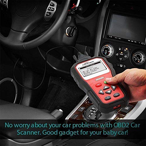 KONNWEI OBD2 Scanner Professional Car OBD II Scanner Auto Diagnostic Fault Code Reader Automotive Check Engine Light Diagnostic O2 Sensor EOBD Scan Tool for All OBDII Protocol Cars Since 1996 (KW818)