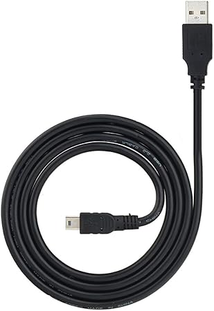 Amazon Co Jp Mini Usbインターフェイス充電データ転送ケーブル Canon Powershotデジタルカメラとビデオカメラに対応 80cm 黒 カメラ