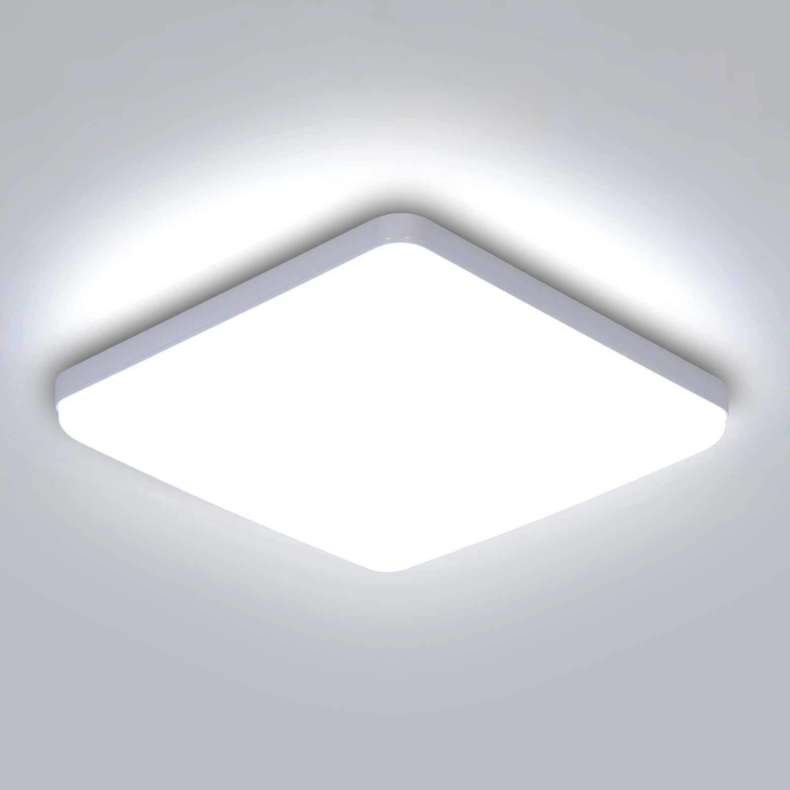 Comely LED Ceiling Lights, 36 W Super Bright LED Panel Light, Modern Square Ultra Slim Ceiling Lighting for Bedroom, Kitchen, Hallway, Hallway