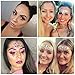 6 Sets Black Mermaid Body Chest Face Eyes Gems Rhinestones Jewels Crystals Jewelry Stickers Temporary Tattoo for Music Festival Party Carnival By GADGETS ENTREPOT(Pack #17)
