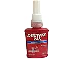 243 Threadlocker, Medium Strength/Oil Resistant Style: Cap. Vol.:50 mL, Pkg Bottle, Price for 1 Bottle