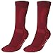 DANISH ENDURANCE Merino Wool Hiking Socks, Cushioned, for Men, Women & Kids, Wine Red, US Women 5-7 // US Men 3.5-6