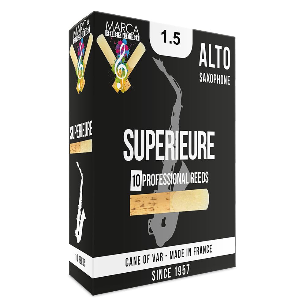 SUPERIEURE 1.5 Alto Sax Reeds (Pack of 10)