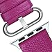 Fullmosa Leather Band Compatible with Apple Watch 41mm 45mm 40mm 44mm 38mm 42mm Women Band Strap with Silver Buckle for iWatch SE/8/7/6/5/4/3/2/1/SE2, 41mm 40mm 38mm Rosy/Silver