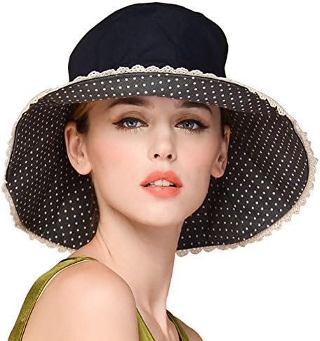 Erigaray UPF50+ Sun Shade Hats for Womens Summer Outdoor Wide Brim Beach Hat Foldable
