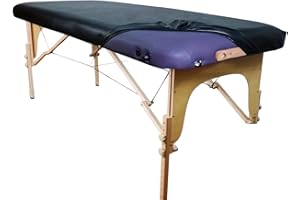 Massage Bed Cover - PU Leather Fitted Replacement Pad | Massage Table Topper | for Beauty Salon Professional Home Training Cl