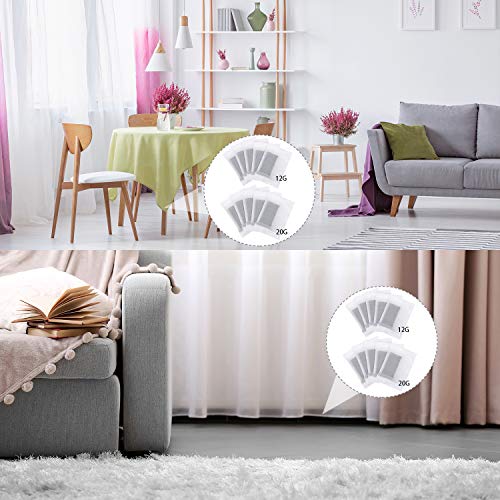 20 Pieces Covered Drapery Weights Window Curtain Pendant Weights for