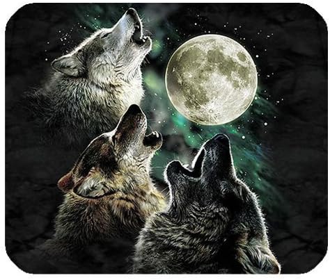 Wolf Personalized Custom Gaming Mouse Pad Rubber Durable Computer Desk Stationery Accessories Mouse Pads For Gift