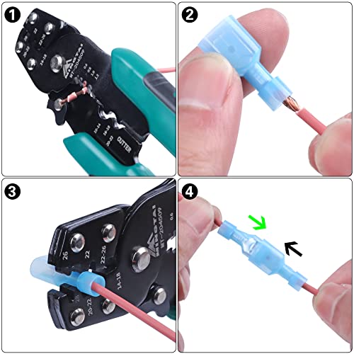 Pure Copper Non-Insulated Wire Connector Tinned Splice Butt Connector New Wire C - Foto 9