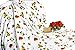 KloudBambu Muslin Swaddle Receiving Blankets, Strawberry Lemon, Extra Large Unisex Breathable Ultra Soft, Baby Registry Essentials