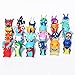 24pcs Set Slugterra Slug Terra Elemental Mini Action Figure Doll Toy Decoration (24pcs)
