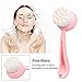 Mermaid Facial Cleansing Brush, Ultra-Soft Manual Face Skin Cleanser Brush Massage Brush for Deep Washing Pore, Best Exfoliating no Irritating Scrubber(Pink)