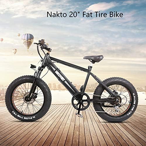 nakto electric bicycle sporting shimano speed gear ebike