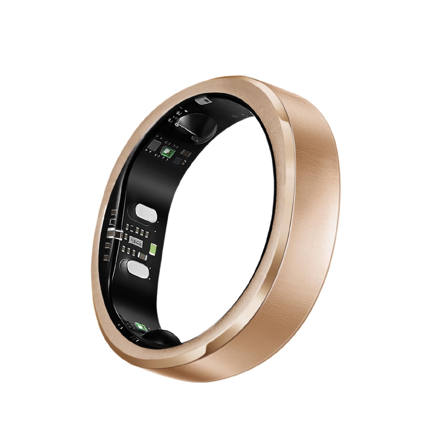 Anillo inteligente RingConn Gen 3 - Tendencias vasculares (tamaño 12, oro rosa cepillado)