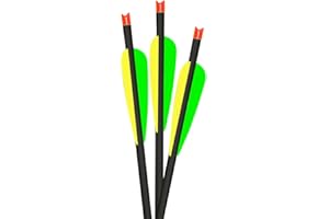 THE BURT COYOTE COMPANY Lumenok 22-Inch Barnett Headhunter Equipped Crescent Bolt End (3-Pack), HD Orange