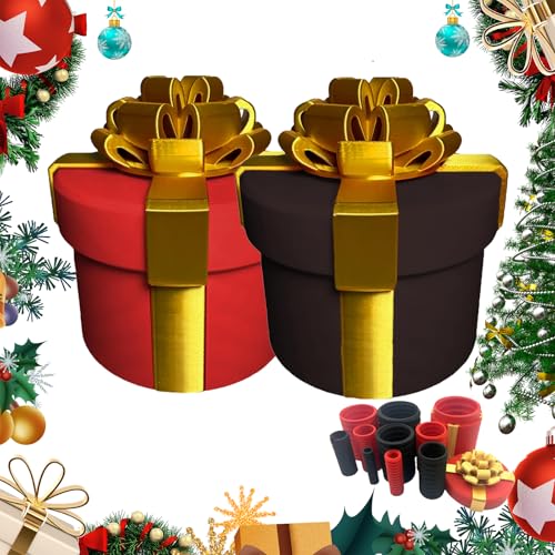 Annoying Nested Screw Gift Box, Christmas Annoying Gift Box with Screws, Gifts Boxes Prank, Reusable Prank Gift Packaging for Birthday, Christmas & Fun Party Game (Mix)