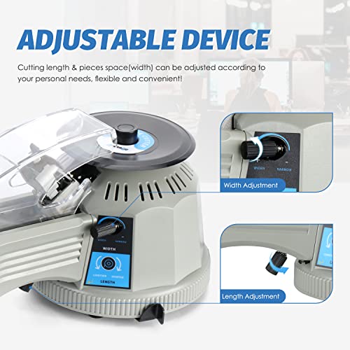 Frifreego Automatic Tape Dispenser Rotary Disc Tape Cutting Machine, 11