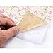 yazi Self Adhesive Shelf Liner Moisture Proof Drawer Paper Shelf Liner,17x78 Inches,Flowers