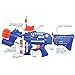 Rapid Rotating “Barrel Attack Blaster” by Dimple, with 40 Suction Tipped Foam Darts Included & Auto Rotating Magazine Chamber Shoots up to 40 Feet!
