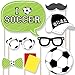 Big Dot of Happiness Goaaal - Soccer Photo Booth Props Kit - 20 Count