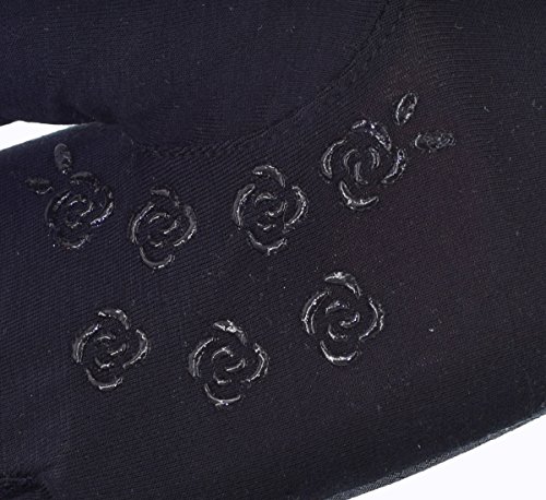 Nurbijar Summer Women UV Protection Touch Screen Lace Gloves-Black