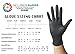 Infi-Touch - Black Nitrile Gloves, Hypoallergenic, 6 Mill Thickness, Disposable Gloves, Powder Free,Pack 100, Size X-Large