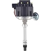 Proform 66941BK Vacuum Advance HEI Racing Distributor with Steel Gear and Black Cap for Chevy V8