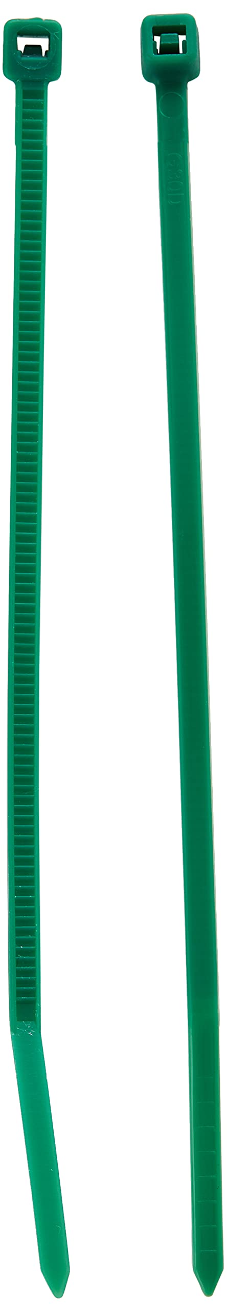 Merriway® BH01197 (100 Pcs) Lockable Cable Zip Ties, Green Nylon 100 mm (4 Inch) x 2.5 mm - Pack of 100 Pieces