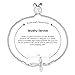 NINAMAID Sideways Cross Infinity Charm Expandable Bolo Bracelet with Cubic Zirconia Adjustable White Gold Plated Jewelry For Women