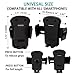 Car Mount,Patekfly CD Slot Car Mount, Universal Cell Phone Car Holder with Three Side Grips for iPhone 7/6s/6/ plus, Android Smartphones, etc